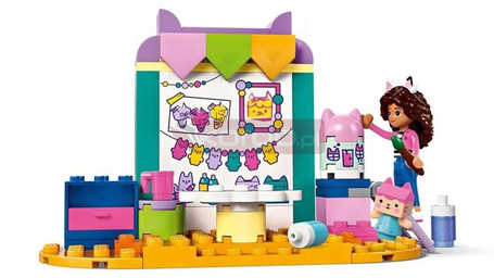 LEGO KOCI DOMEK GABI 10795 PRACE RĘCZNE Z TEKTURZĄTKIEM