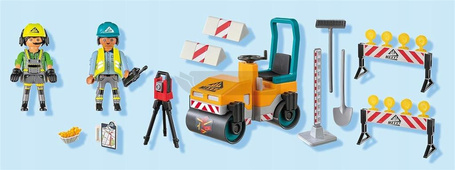 PLAYMOBIL ACTION HEROES 71751 ROBOTY DROGOWE zestaw dla dzieci +4 lata