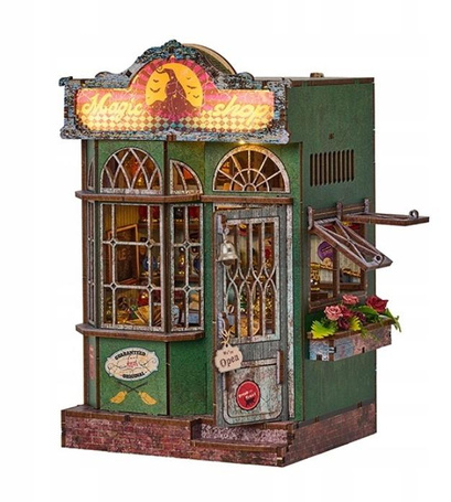 Miniaturowe puzzle domki 3D - Magiczny sklep
