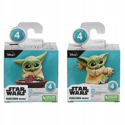 STAR WARS FIGURKA GROGU BABY YODA zestaw 2 figurek Tadpole Friend Snowy Wal F5856