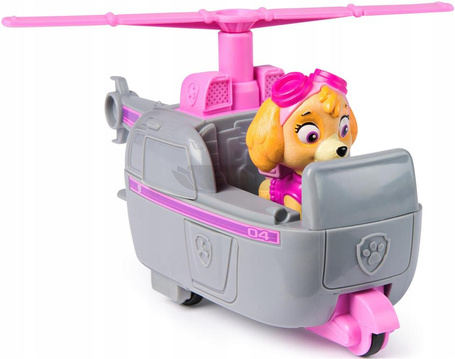 PSI PATROL POJAZD FILMOWY HELIKOPTER SKYE + figurka Skye 6071211