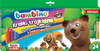 Kredki trójkątne drewniane 24 kolory Bambino