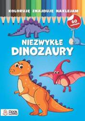 Koloruję, znajduję, naklejam. Niezwykłe dinozaury