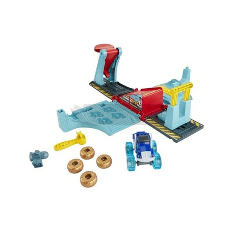 Fisher Price Zestaw Blaze i Warsztat ze skocznią Zderzakowo