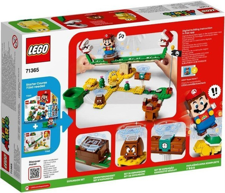 LEGO Super Mario 71365 Megazjeżdżalnia Piranha Plant zestaw rozszerzający