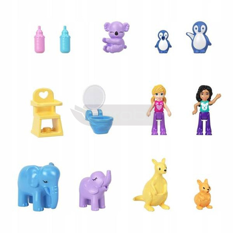 LALKA POLLY POCKET TOREBKA KANGUREK zestaw zabawy HKV50
