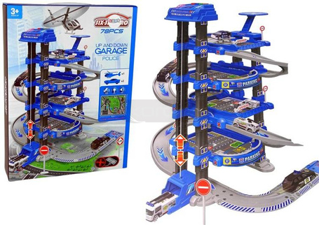 Parking policyjny czteropoziomowy 1:64