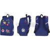 Plecak młodzieżowy granatowy z naszywkami Badges Navy CoolPack