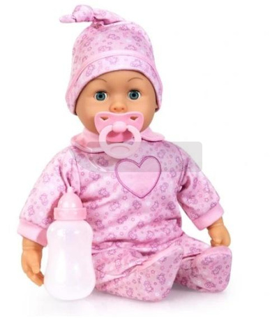 Bobas pierwsze słowa różowy 38cm