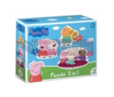 Puzzle Peppa Pig 3 in1