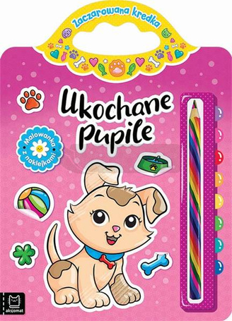 Ukochane pupile. Malowanka z naklejkami