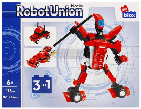 Klocki konstrukcyjne Robot 115 elementów ALLEBLOX