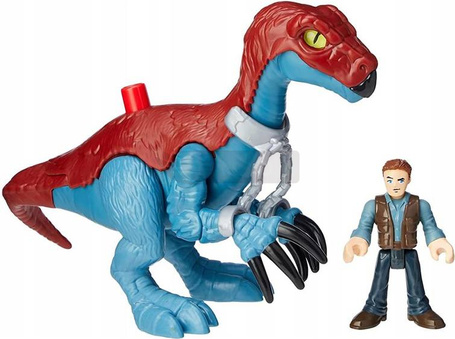 JURASSIC WORLD IMAGINEXT DINOZAUR Therizinosaurus & Owen GVV63