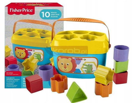 FISHER PRICE PIERWSZE KLOCKI MALUCHA FFC84