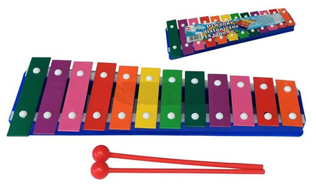 Cymbałki 12-tonowe kolorowe