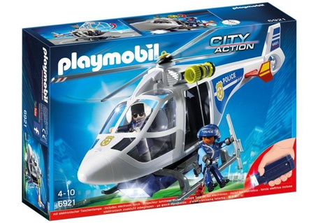 PLAYMOBIL 6921 Helikopter policyjny z reflektorem LED