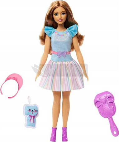 BARBIE MOJA PIERWSZA LALKA BARBIE lalka +króliczek HLL21