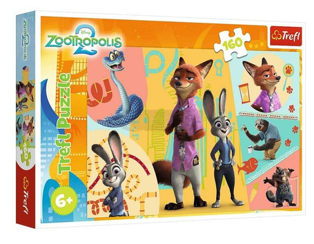 Puzzle 160 Razem w Zootopii TREFL