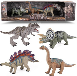 Figurki dinozaurów ruchome 4szt