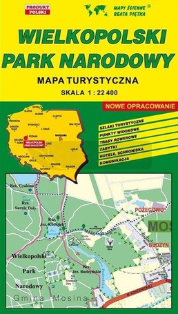 Wielkopolski PN 1:22 400 mapa turystyczna PIĘTKA