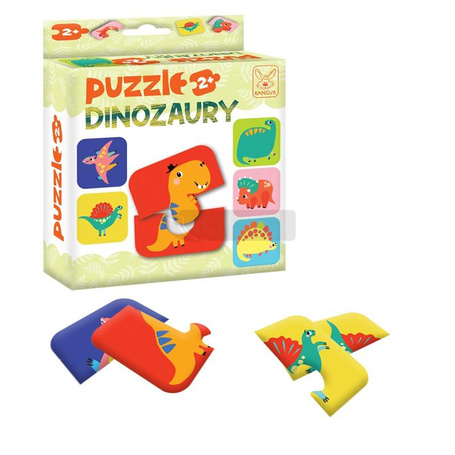 Puzzle Dinozaury 2+