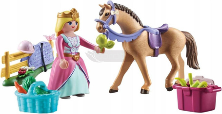 PLAYMOBIL 71801 Księżniczka z koniem, dla dzieci +4 lata