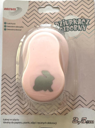 Dziurkacz ozdobny Królik 2.5cm