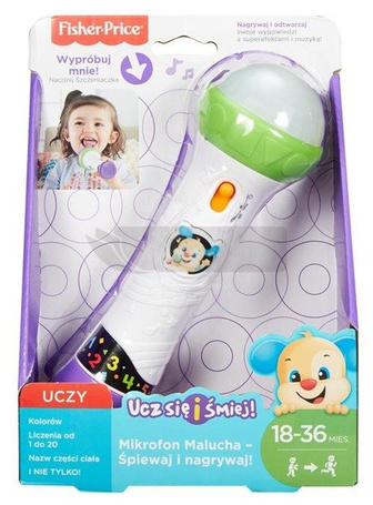 Fisher Price Mikrofon malucha Śpiewaj i nagrywaj! FBP38