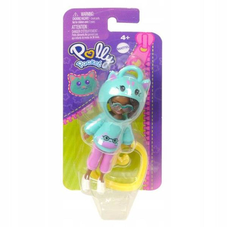 LALKA POLLY POCKET LALECZKA zawieszka KOTEK HKV99