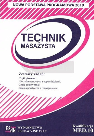 Egzamin zawodowy. Technik masażysta