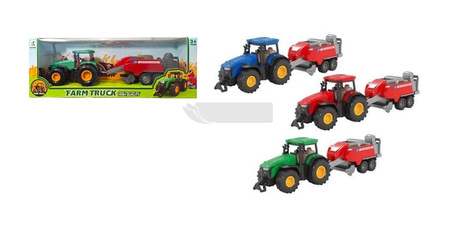 Traktor z maszyną
