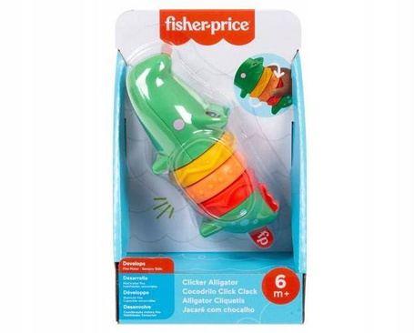 Fisher Price Klikający krokodyl GWL67