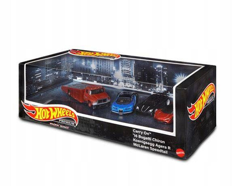 HOT WHEELS DIORAMA zestaw 4 autek HCR54