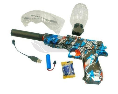 Pistolet na kulki żelowe z ładowarką