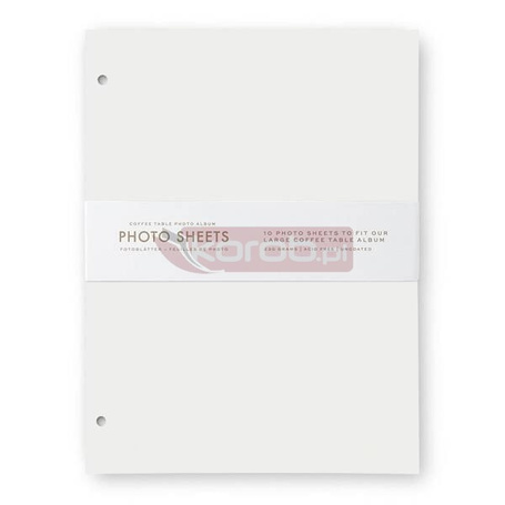 Papier do fotoalbumu L biały 10szt