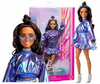 LALKA BARBIE DELUXE STYLE #7 w stroju z metalicznym połyskiem JFP42