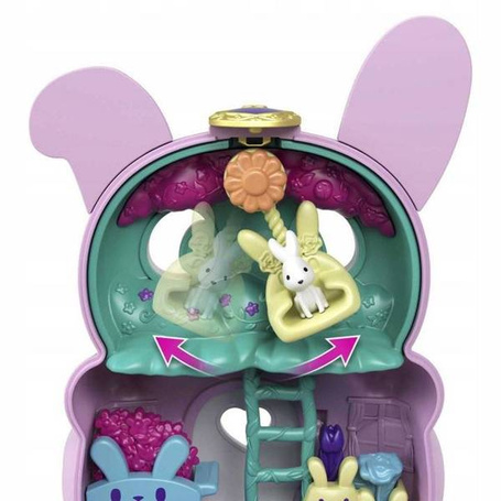 Lalka Polly Pocket domek z laleczką króliczek GTM60