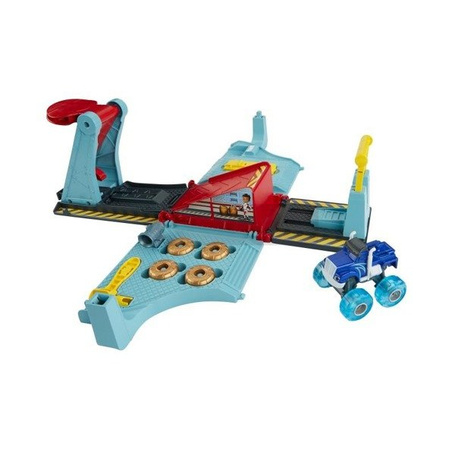 Fisher Price Zestaw Blaze i Warsztat ze skocznią Zderzakowo