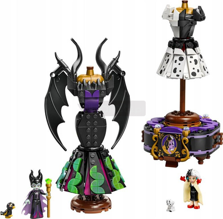 LEGO DISNEY PRINCESS 43262 SUKNIE DIABOLINY I CRUELI DE MON zestaw klocków