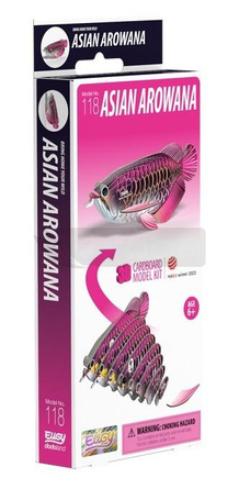 Ryba Arowana Azjatycka Eugy. Eko Układanka 3D
