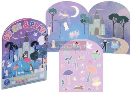 Naklejki wielokrotnego użytku baletnice