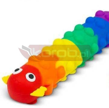 Rozświetlony axolotl z przyssawkami