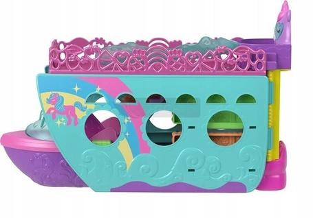 LALKA POLLY POCKET WYMARZONY STATEK JEDNOROŻECV zestaw do zabawy +4 lata HWP26