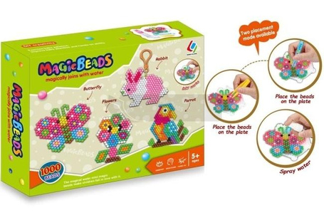 Zestaw do robienia breloków z koralików 1000el