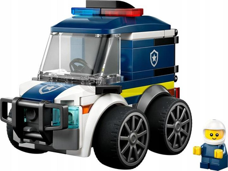 KLOCKI LEGO CITY 60481 Pojazdy Ciężarówka policyjna, zestaw klocków +5