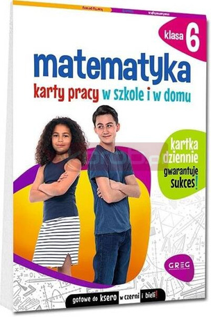 Matematyka SP 6 Karty pracy w szkole i w domu