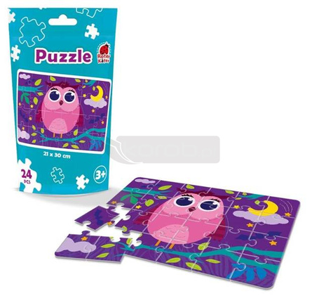Puzzle edukacyjne - Sowa
