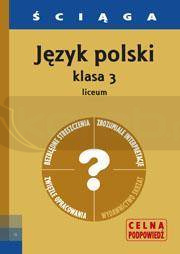 Ściąga - J. Polski LO 3