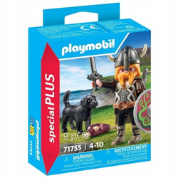 PLAYMOBIL 71755 Wiking z psem stróżującym, zestaw dla dzieci +4 lata