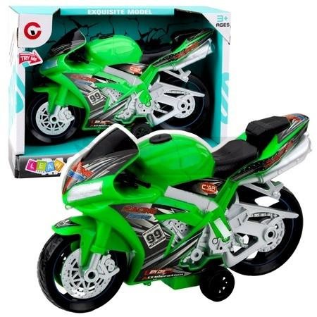 Motor wyścigowy zielony